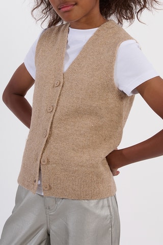 Gilet sans manches - Beige - Molly Bracken Girl