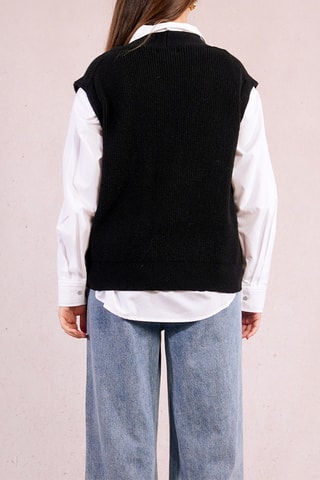 Gilet sans manches - Noir - Molly Bracken