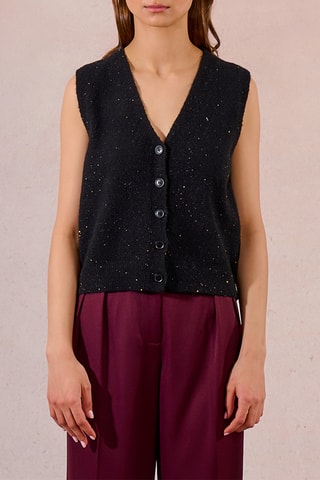 Gilet sans manches - Noir - Molly Bracken
