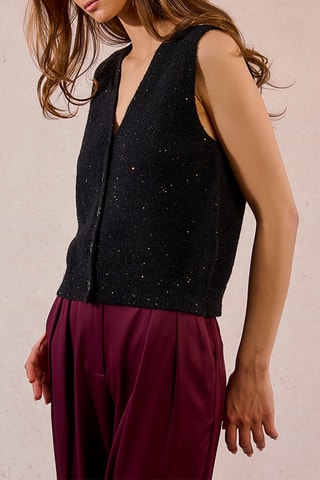 Gilet sans manches - Noir - Molly Bracken