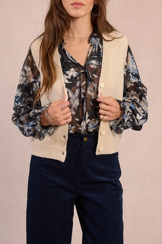Gilet sans manches - Beige - Molly Bracken