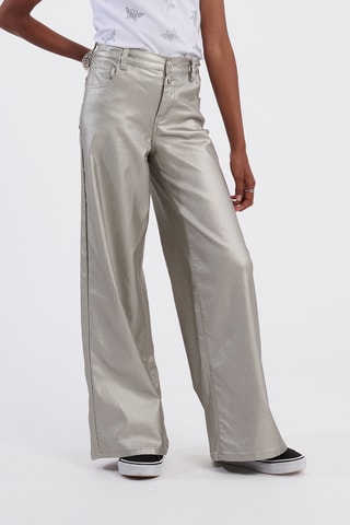 Pantalon large - Argenté - Molly Bracken Girl