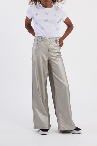 Pantalon large - Argenté - Molly Bracken Girl