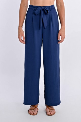 Pantalon taille haute - Bleu marine - Molly Bracken