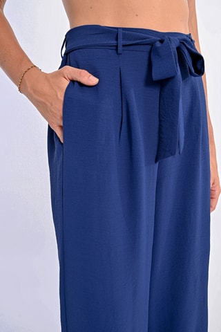 Pantalon taille haute - Bleu marine - Molly Bracken