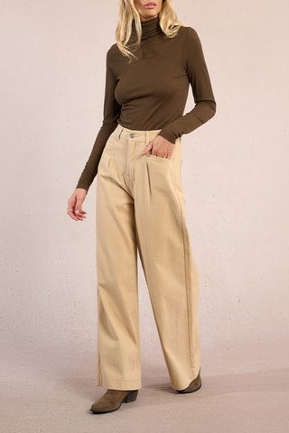 Pantalon large - Beige - Molly Bracken