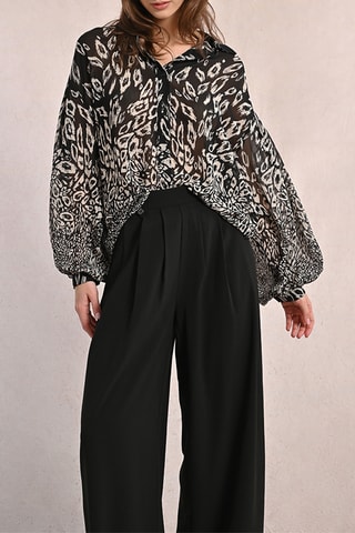 Pantalon large - Noir - Molly Bracken