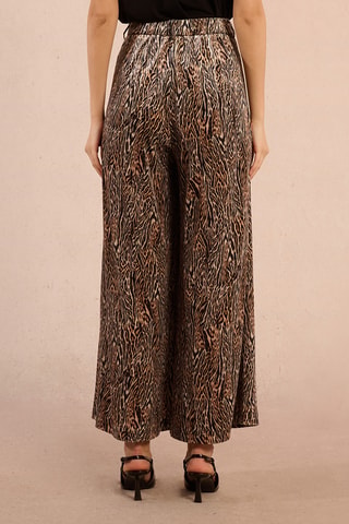 Pantalon large en velours - Camel - Molly Bracken