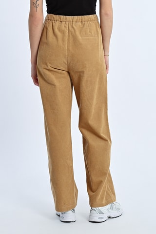 Pantalon taille haute en velours - Camel - Lili Sidonio x Molly Bracken