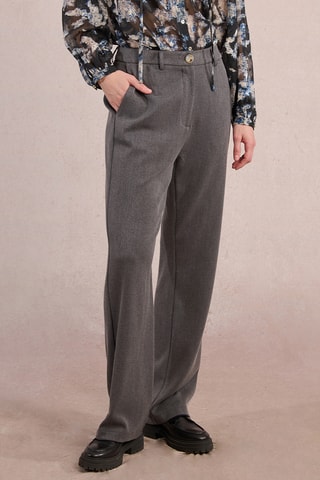 Pantalon droit - Gris foncé - Molly Bracken