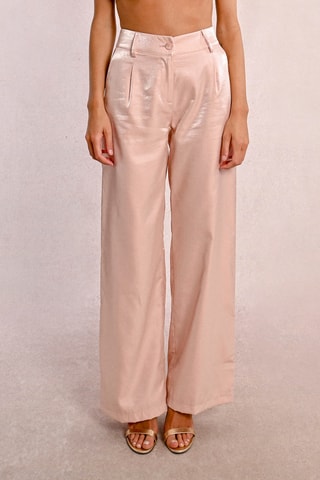 Pantalon taille haute - Rose - Molly Bracken