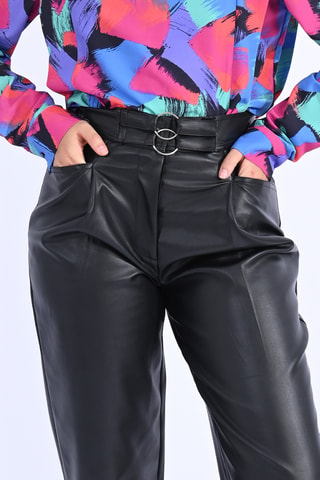Pantalon taille haute - Noir - Lili Sidonio x Molly Bracken