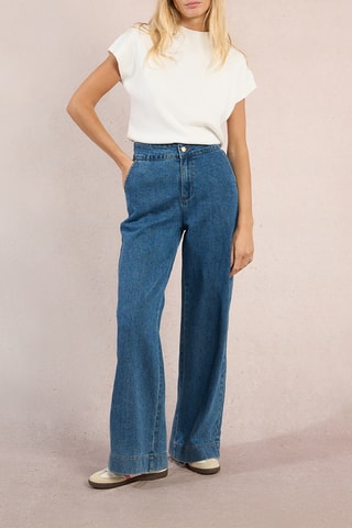 Jean large - Bleu - Molly Bracken