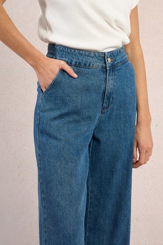 Jean large - Bleu - Molly Bracken