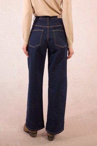 Jean large - Bleu marine - Molly Bracken