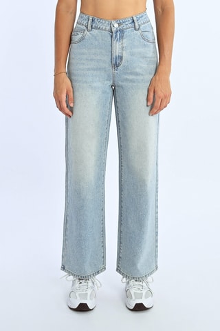 Jean large taille haute - Ciel - Lili Sidonio x Molly Bracken