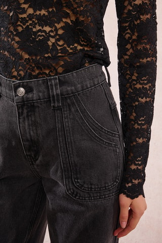 Jean large - Noir - Molly Bracken