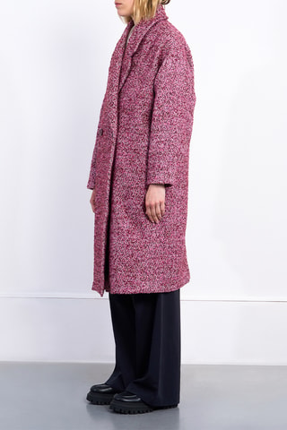 Manteau en tweed - Rose - Lili Sidonio x Molly Bracken