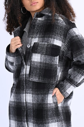 Veste longue - Noir et blanc - Lili Sidonio x Molly Bracken