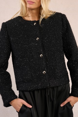 Veste en tweed - Noir - Molly Bracken