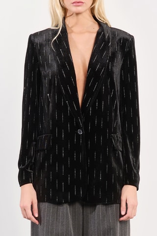 Veste en velours - Noir - Lili Sidonio x Molly Bracken