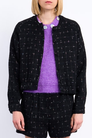 Veste en tweed - Noir - Lili Sidonio x Molly Bracken