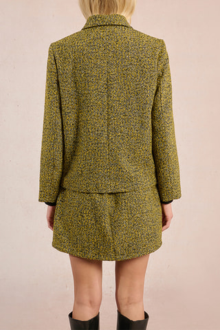 Veste en tweed - Jaune - Molly Bracken
