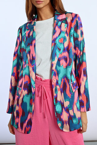 Veste - Turquoise et rose - Lili Sidonio x Molly Bracken