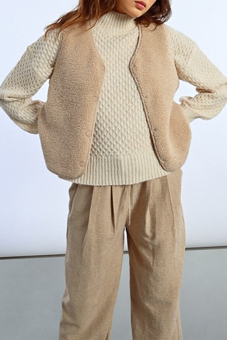 Veste sans manches - Beige - Lili Sidonio x Molly Bracken