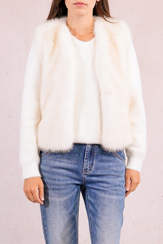 Veste sans manches - Blanc - Molly Bracken