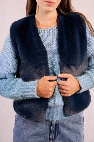 Veste sans manches - Bleu marine - Molly Bracken