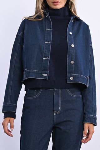 Veste en jean - Bleu foncé - Lili Sidonio x Molly Bracken