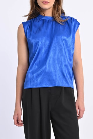 Top - Bleu roi - Lili Sidonio x Molly Bracken
