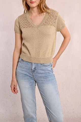 Top - Beige - Molly Bracken