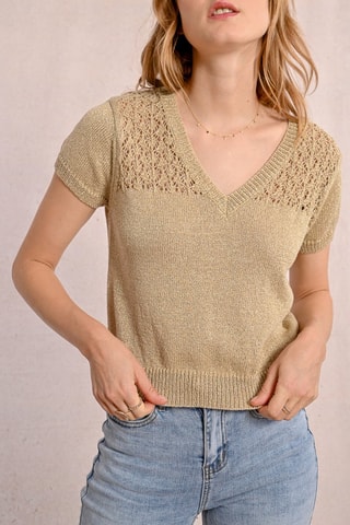 Top - Beige - Molly Bracken