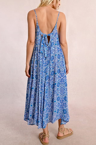 Robe midi - Bleu - Molly Bracken