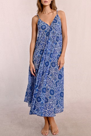 Robe longue - Bleu foncé - Molly Bracken