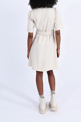 Rechte Jurk - Beige - Molly Bracken