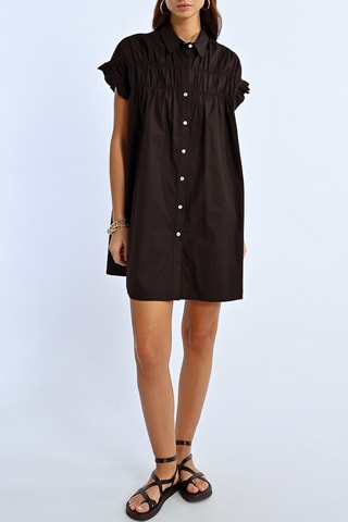 Robe chemise - Noir - Lili Sidonio x Molly Bracken