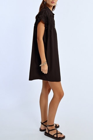 Robe chemise - Noir - Lili Sidonio x Molly Bracken