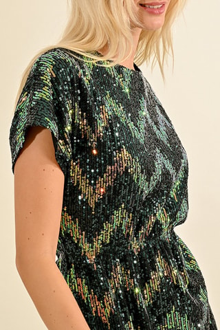 Robe droite - Noir - Lili Sidonio x Molly Bracken