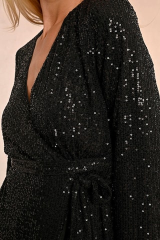 Robe portefeuille - Noir - Molly Bracken