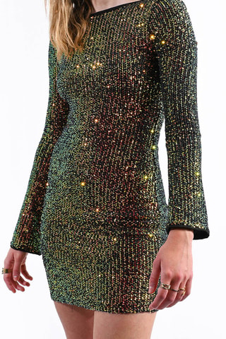 Robe fourreau - Doré - Lili Sidonio x Molly Bracken