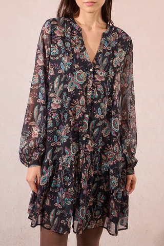 Blouse-jurk - Zwart - Molly Bracken