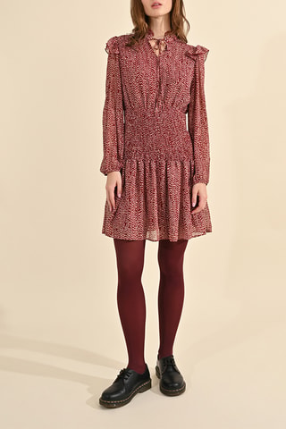 Robe patineuse - Bordeaux - Molly Bracken