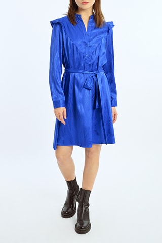 Robe chemise - Bleu roi - Lili Sidonio x Molly Bracken