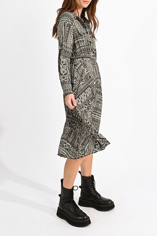 Midi-jurk - Wit en Zwart - Molly Bracken