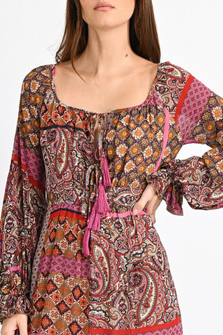 Robe midi - Fuchsia - Molly Bracken