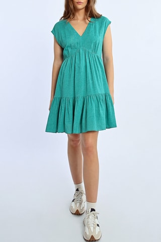 Robe patineuse - Vert émeraude - Lili Sidonio x Molly Bracken