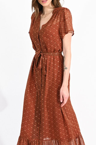 Robe longue - Rouge brique - Molly Bracken